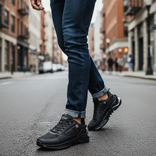 KAFKASLAR AYAKKABI Kalın Jel Taban Yeni Model Ortopedik Erkek Sneaker Spor Ayakkabı