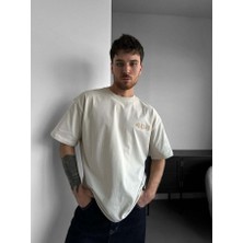 Elku Moda 404 Yazı Baskılı Oversize Tişört - Arkası Büyük Motivasyon Desenli %100 Pamuklu Streetwear T-Shirt