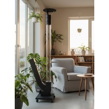 Yeni Nesil Pelet Sobası | Kafe, Bahçe, Teras Isıtıcı & Servis Masası | Taşınabilir & Ekonomik