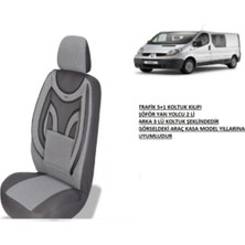 Normadia Gri 5+1 Trafik Koltuk Kılıfı, 2004-2014 Model Uyumlu, Koruyucu & Şık