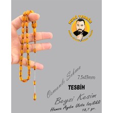 Muri Tesbih 18,7 gr Hamza Aydın Osmanlı Sıkma Kolye Obje Beyzi Kesim 7,5X13MM