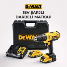 Dewalt DCD776D2-TR 18V 2.0 Ah Li-Ion Şarjlı Darbeli Matkap | 13 mm Mandren | 42 Nm Tork | Kömürlü, Çift Akülü | Taşıma Çantalı