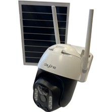 OEM 3mp Solar Wifi Güvenlik Kamerası 10W Güneş Panelli 8400MAH IP67 Renkli Gece Görüşlü Insan Takipli Çift Yönlü Ses Carecampro