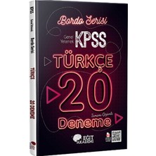 Anla Kazan Yayınları Mehmet Eğit Kpss Türkçe Tamamı Çözümlü 20 Bordo Deneme Sınavı