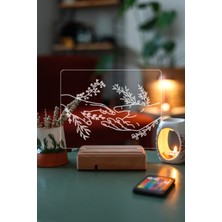 UltraMint Renkli Kumandalı Gece Lambası, Sevgililer Günü Için Özel Hediye