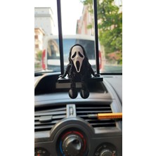 Normadia Hayalet Temalı Hareketli Eklemli Araba Dikiz Aynası Süsü