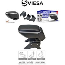 Normadia Tüm Araçlara Uygun Matte Kol Dayama Seti 4 Adet Vida ile Monte Edilir