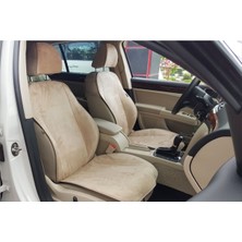 Normadia Yeni Nesil Volkswagen Golf 6 Koltuk Koruyucu Bej Ön-Arka 2008-2012