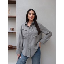 Esra Helvacı Çıtçıtlı Gömlek
