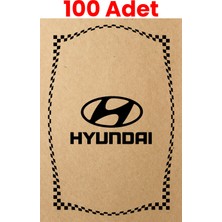 Normadia 120GR Hyundai Oto Paspas Kağıdı, 100 Adet, 35X50CM, Kalın Baskılı