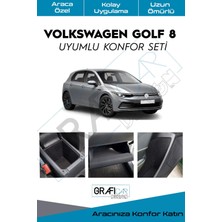 Normadia Volkswagen Golf 8 Konfor Iç Eşya Cep ve Kaplama Seti
