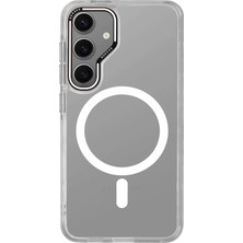 Brabus Samsung S24 Plus Magsafe Özellikli Renkli Şeffaf Anti-Shock Cupra Silikon Kılıf