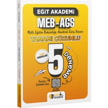 Anla Kazan Yayınları Mehmet Eğit Meb Ags Tamamı Çözümlü 5 Deneme