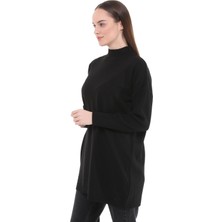 İlmek 22177 Kadın Rahat Kalıp Ince Triko Basic Kazak