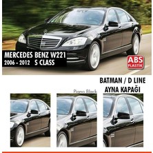 Tuning Vadisi Mercedes S Class W221 Batman Yarasa Ayna Kapağı Piano Black / 2010-2013
