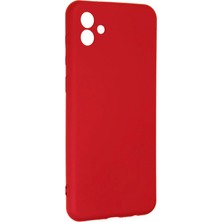 Novis Liora Newface Samsung Galaxy A04 Kılıf First Silikon - Kırmızı
