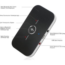 Normadia Kablosuz Bluetooth Alıcı Verici ZR1137 B6 Rx Tx, Çoklu Bağlantı Seçeneği