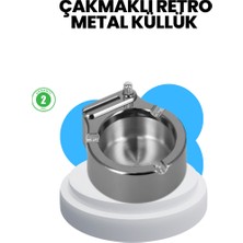 Zero Land Lvsqvr Metal Küllük Çakmaklı Masa Üstü Şık Tasarım