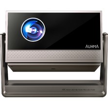 Auhma Apr2 Autofocus 4K Destekli Akıllı Android Projeksiyon Cihazı – Elektrikli Odaklama ve Çift Bant Wi-Fi