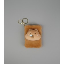 Sevimli Peluş Kapibara Not Defteri ve Anahtarlık Aksesuarı