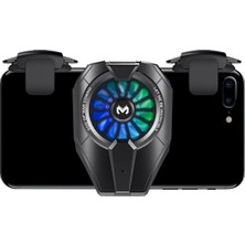 Line  DL06 Rgb Radyatör Telefon Soğutucu Fan - Siyah Uygun