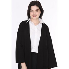 İlmek Kadın Kimono Kol Cepli Triko Hırka 4100