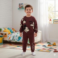 Vovido-Erkek Mickey Mouse Desenli Eşofman Takım