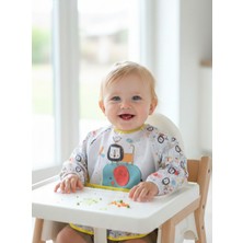 Bebechi Laura Baby Uzun Kollu Sıvı Geçirmez Mama ve Aktivite Önlüğü