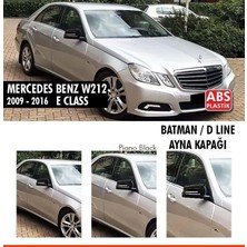 Tuning Vadisi Mercedes E Class W212 Batman Yarasa Ayna Kapağı Piano Black / 2009-2016