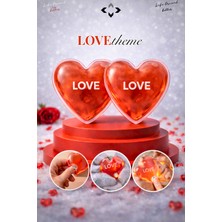 UltraMint Iki Parçalı Aşk Temalı El Isıtıcı Seti, Cep ve Jel Isıtıcı, Sevgililer Günü Hediye