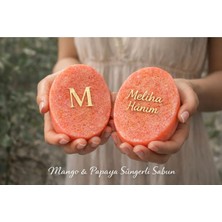 Meliha Hanım Mango-Papaya Özlü Doğal Süngerli Sabun