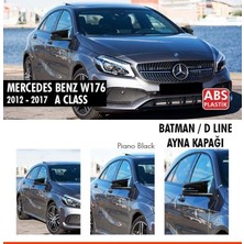 Tuning Vadisi Mercedes A Class W176 Batman Yarasa Ayna Kapağı Piano Black / 2012-2018