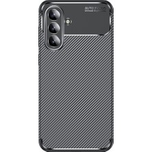 Adige Samsung Galaxy S26 Plus Kılıf Negro Karbon Desen Silikon