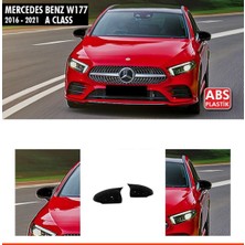 Tuning Vadisi Mercedes A Class W177 Batman Yarasa Ayna Kapağı Piano Black / 2018-2021