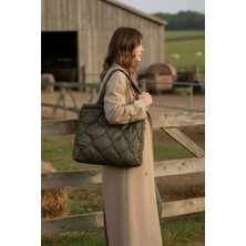 Bagg Yeşil Kapitone Çanta - Puffer Bag