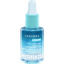 Sephora Collectıon Hydrate - Hyaluronik + Poliglutamik Asit Içeren Nemlendirici Dewy Bubble Serum-30 ml