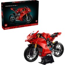 Line 42202  Technic Ducati Panigale V4 S Motosiklet 1603 Parça +18 Yaş Güvenli