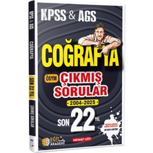 Mehmet Eğit Kpss Coğrafya Son 22 Yıl Çıkmış Sorular