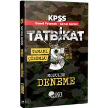 Mehmet Eğit Kpss Genel Yetenek Genel Kültür Tatbikat Tamamı Çözümlü 5 Li Modüler Deneme