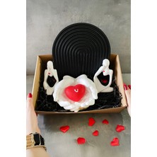 UltraMint El Yapımı Kalp Mum ve Dekoratif Obje Seti, Özel Hediye