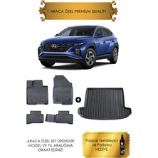 Normadia 2021-2025 Tucson Için Özel Havuzlu Paspas ve Bagaj Havuzu Seti