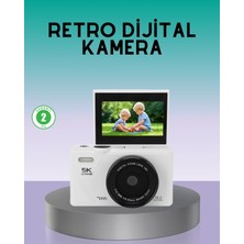 Narnuga Wifi Bağlantılı 5k Ultra Hd Dijital Kamera 75MP Otofokus