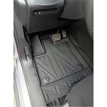 Normadia 2023 Fiat Doblo Için 4d Karbon Havuzlu Paspas Takımı