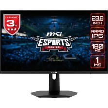 MSI Msı G244F E2 23.8" 1 Ms Full Hd IPS 180 Hz Oyuncu Monitörü Teşhir