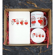 UltraMint Sevgililer Günü Temalı Yumuşak Ayıcık Hediye Seti