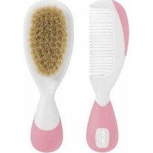 Line Fırça ve Tarak Seti 0 Ay+ Pembe Güvenli