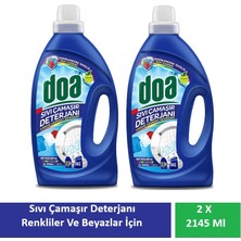 Doa Sıvı Çamaşır Deterjanı Renkliler ve Beyazlar Derinlemesine Temizlik 2 x 2145 ml