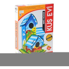 Line 5269 Boyanabilir 3'lü Kuş Evi - Bird House Güvenli