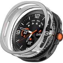 Forzacase Samsung Galaxy Watch 8 Classic 46MM ile Uyumlu Önü Açık Silikon Kılıf - FC764