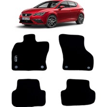 Normadia Seat Leon Mk3 2013-2020 Siyah Halı Paspas Seti